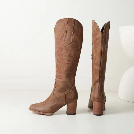 Damen Stiefel im Western-Stil mit Komfort 0