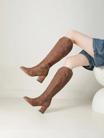 Damen Stiefel im Western-Stil mit Komfort 3