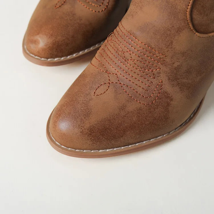 Damen Stiefel im Western-Stil mit Komfort 4