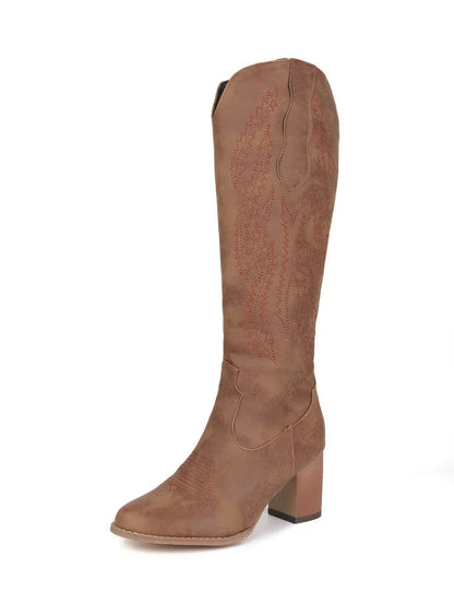 Damen Stiefel im Western-Stil mit Komfort 7